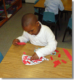 Student at Early Impressions